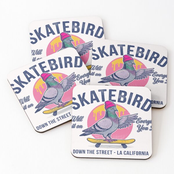 Item preview, Skateboarding Pigeon - Skatebird I Will Shit On Everything You Love - LA Streetwear Style designed and sold by AdyKurniawan.