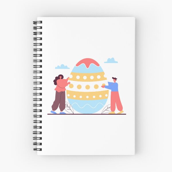 Item preview, Giant Easter Egg with Happy People Illustration designed and sold by Jirada.