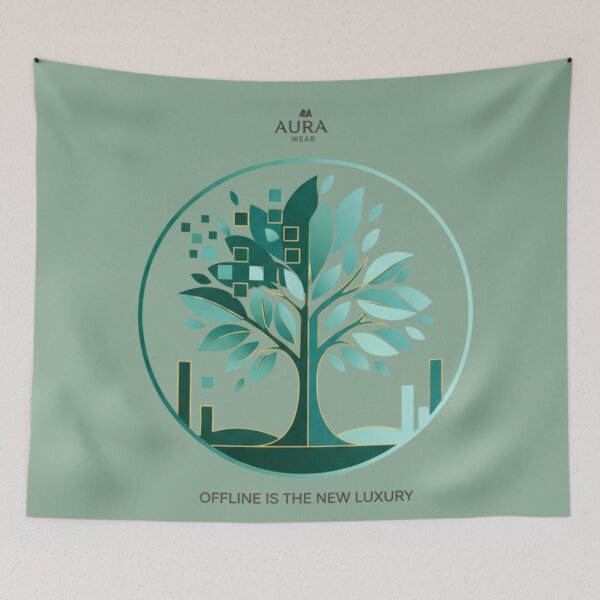 Item preview, Offline Is the New Luxury – Digital Detox Minimal Art designed and sold by MonaRose_Art.