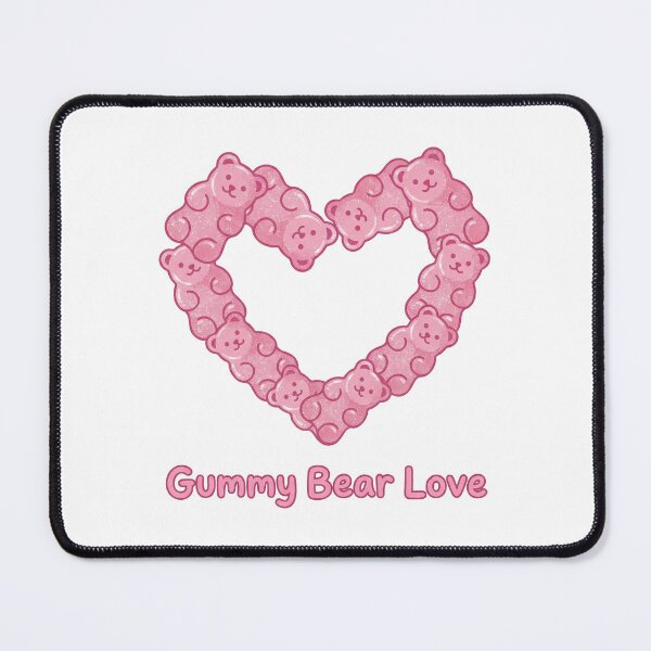 Item preview, Pink Gummy Bears Heart Shape Sweet Candy Love Art designed and sold by zzz888.