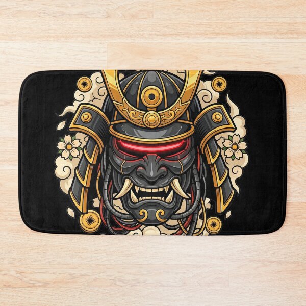 Item preview, Futuristic Samurai helmet with glowing eyes and wires designed and sold by Tong4130.