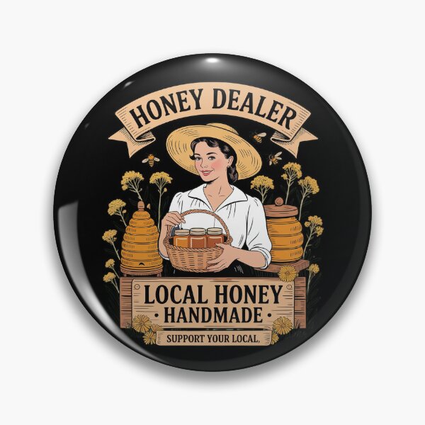 Artikelvorschau, Von den Händen, die ernten – Artisan Jar Market Bee entworfen und verkauft von Libbysharts.