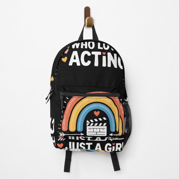 Item preview, Just A Girl Who Loves Acting Rainbow designed and sold by tiekanamac.