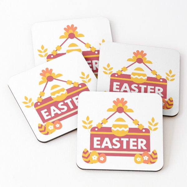 Item preview, Decorative Easter Hanging Sign Illustration designed and sold by Jirada.