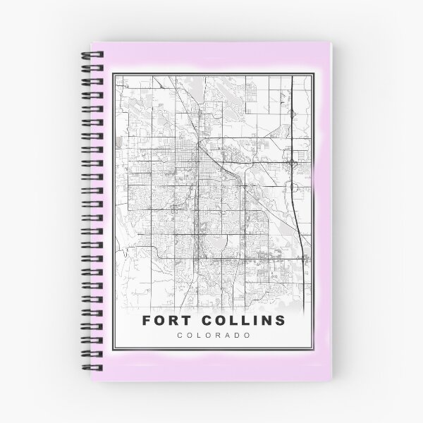 Item preview, Minimalist Fort Collins Map designed and sold by Tamas Das.