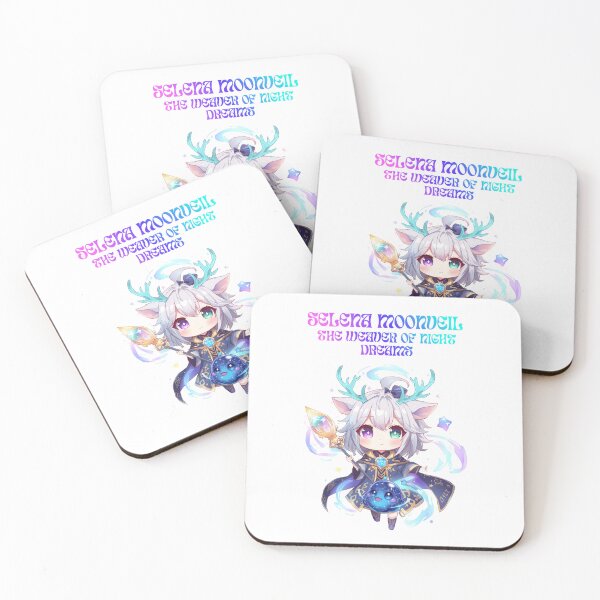 Item preview, Selena Moonveil – Weaver of Night Dreams | Dream Witch Guardian of Monzora designed and sold by Monzora.