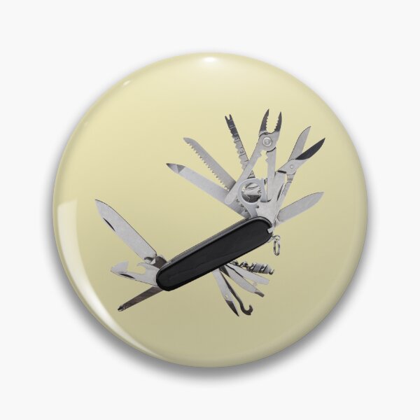 Item preview, Professional Black Multi Tool Pocket Knife with All Tools Open for Outdoor Survival Gear and Everyday Carry EDC Enthusiasts designed and sold by bvdesignart.