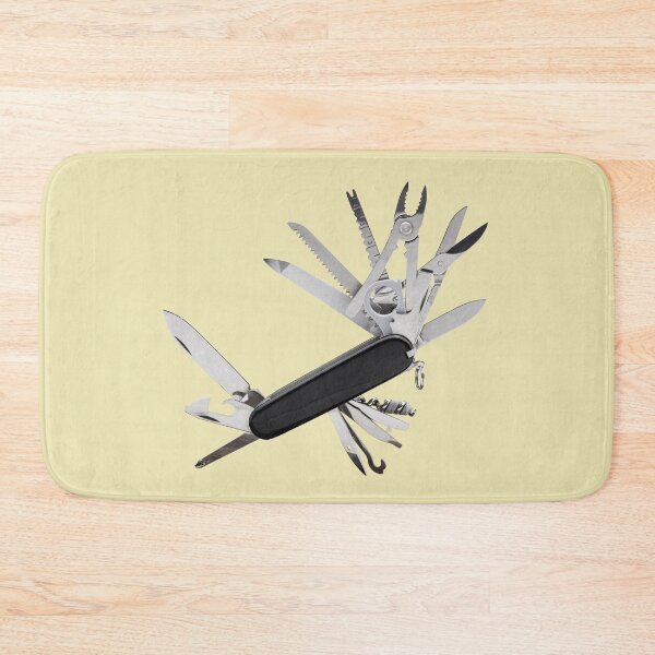 Item preview, Professional Black Multi Tool Pocket Knife with All Tools Open for Outdoor Survival Gear and Everyday Carry EDC Enthusiasts designed and sold by bvdesignart.