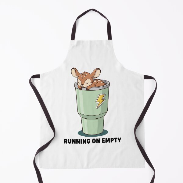 Item preview, Running On Empty Cute Deer Illustration designed and sold by graphicnew.