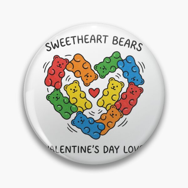 Item preview, Rainbow Gummy Bears Heart Sweetheart Valentine Illustration designed and sold by zzz888.