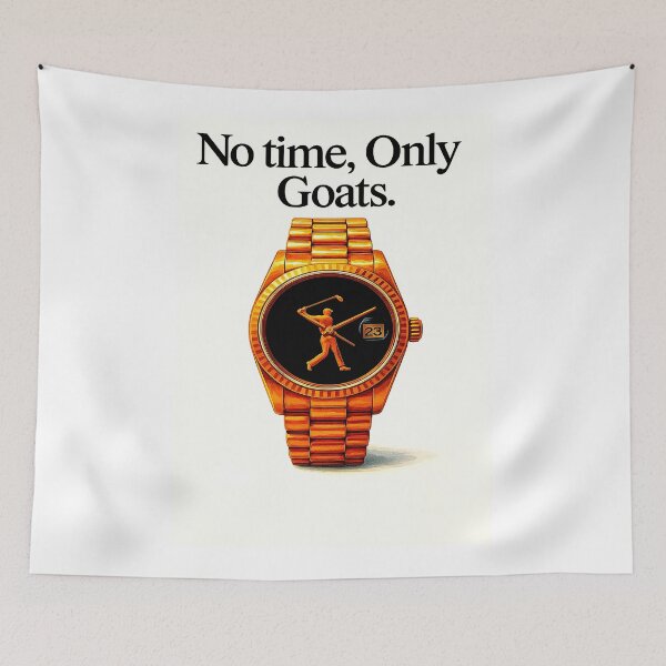 Item preview, No Time, Only Goats – Vintage Watch Advertisement Poster designed and sold by T-Prestige.