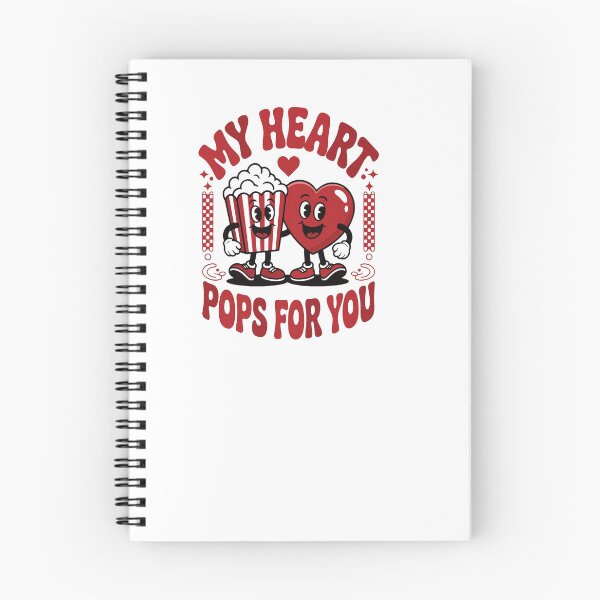 Item preview, My Heart Pops for You – Valentine Popcorn Love Print designed and sold by GoxyVision.