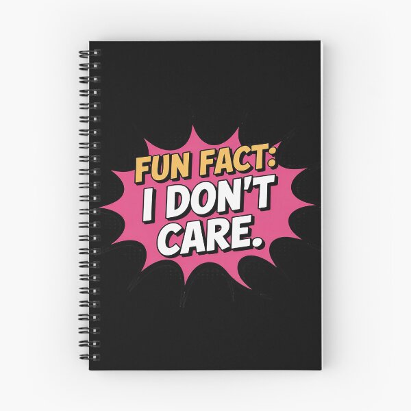 Item preview, Fun Fact I Don't Care designed and sold by Tatianamiobi.
