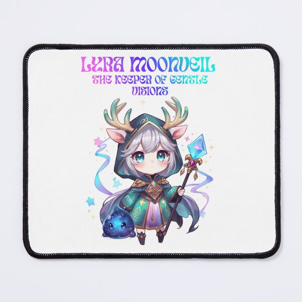 Item preview, Lyra Moonveil – Keeper of Gentle Visions | Dream Witch of Calm and Comfort designed and sold by Monzora.