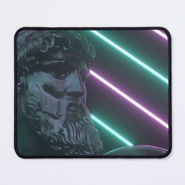 Artikelvorschau, Retrowave Griechischer Gott Neon entworfen und verkauft von codigocero.
