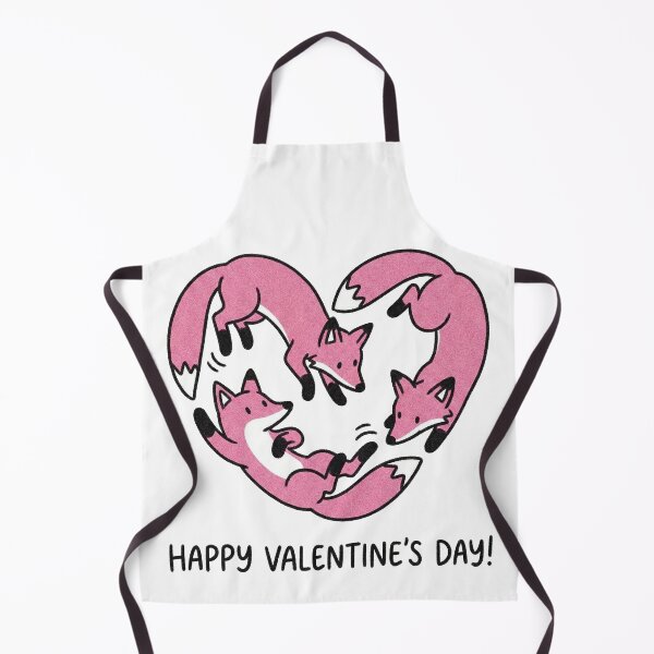 Item preview, Cute Pink Foxes Trio Heart Shape Valentine Illustration designed and sold by zzz888.