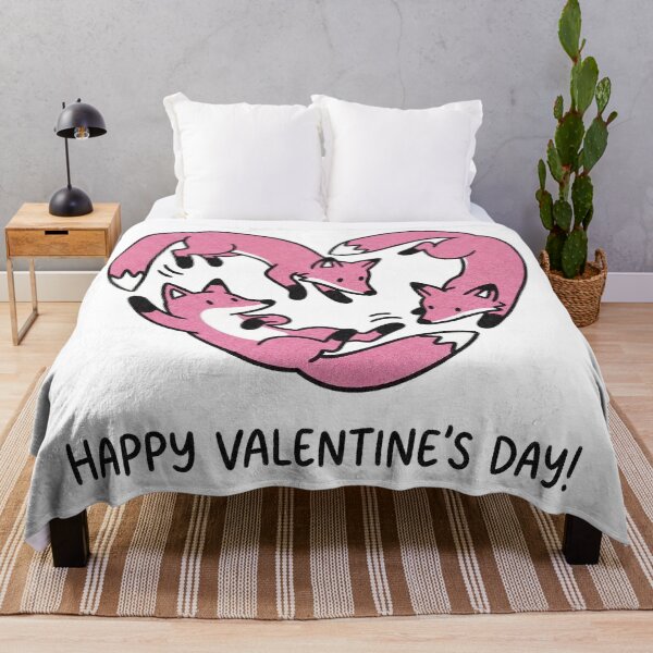 Item preview, Cute Pink Foxes Trio Heart Shape Valentine Illustration designed and sold by zzz888.
