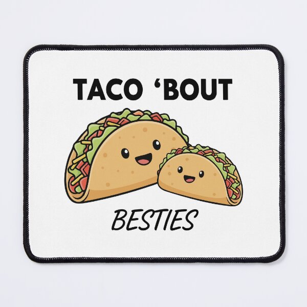 Item preview, Cute Taco Friendship Cartoon designed and sold by graphicnew.