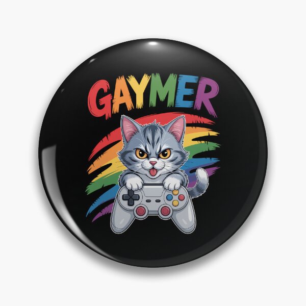 Item preview, LGBT Cat Pride Rainbow Video Game Lovers designed and sold by tiekanamac.
