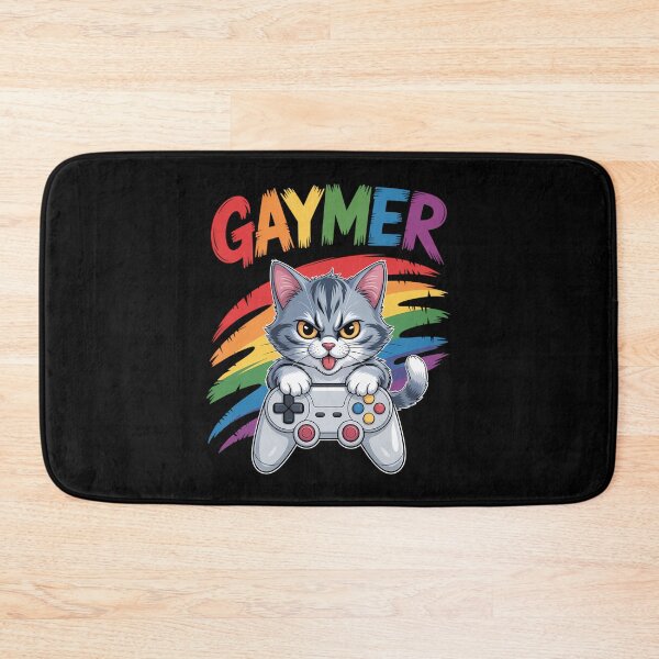 Item preview, LGBT Cat Pride Rainbow Video Game Lovers designed and sold by tiekanamac.