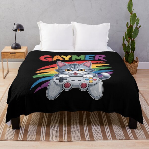 Item preview, LGBT Cat Pride Rainbow Video Game Lovers designed and sold by tiekanamac.