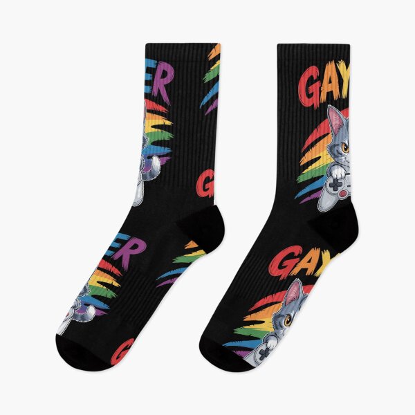 Item preview, LGBT Cat Pride Rainbow Video Game Lovers designed and sold by tiekanamac.