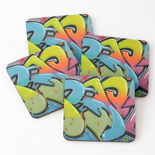 Item preview, Curved Line Flow Art - Minimalist Multi-Color Urban Decor | 014 designed and sold by City Graffix Design Co..