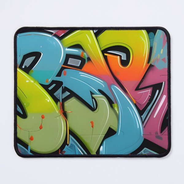 Item preview, Curved Line Flow Art - Minimalist Multi-Color Urban Decor | 014 designed and sold by City Graffix Design Co..