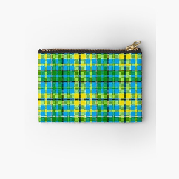 Item preview, Yellow and Green Tartan Plaid On Blue Background  designed and sold by PatternTitan.