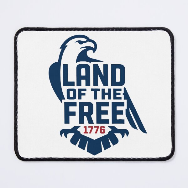 Item preview, Land of the Free 1776 – Bold Eagle Silhouette Vector Design designed and sold by devilfronty.