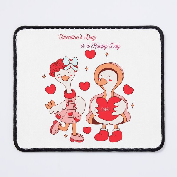 Item preview, Valentine’s Day is a Happy Day and Happy Ducks. designed and sold by Dinasshop.