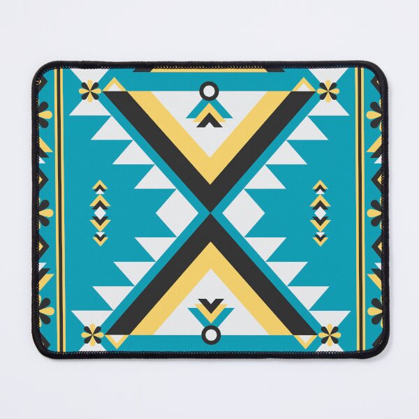 Item preview, Modern turquoise color native Indian pattern. designed and sold by Nengsang.