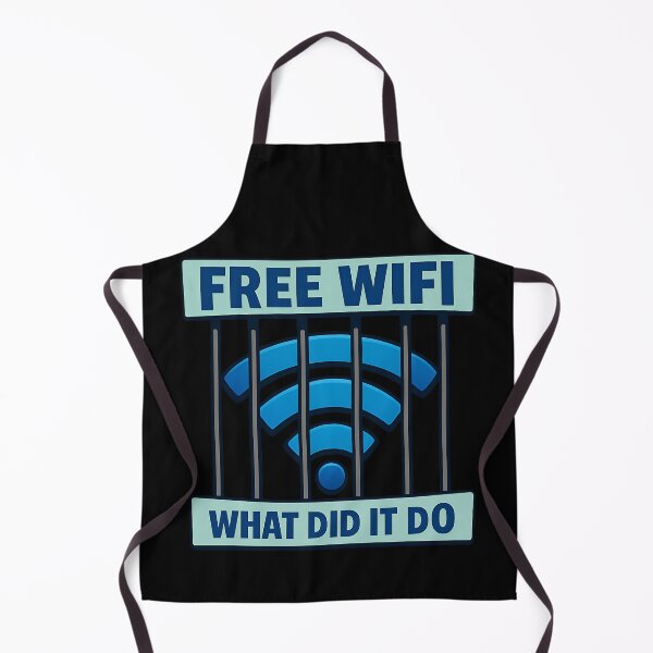 Item preview, Free Wifi What Did It Do Funny Internet Meme designed and sold by TeeTimeTreasure.