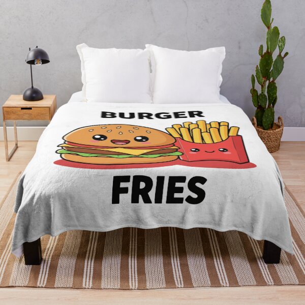 Item preview, Burger and Fries Cute Food Art designed and sold by graphicnew.