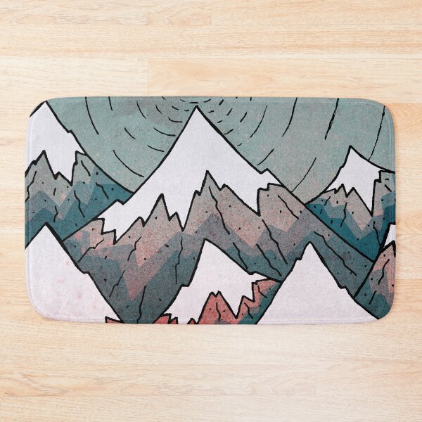 Item preview, The grey red peaks designed and sold by Swadeillustrations.