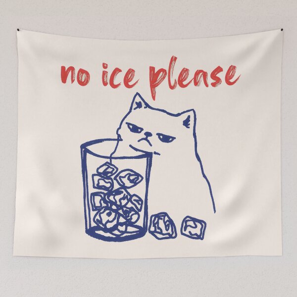 Item preview, No Ice Please Cat Shirt – Pro Immigrant Humor Tee, Social Justice Graphic T-Shirt designed and sold by maitivi.