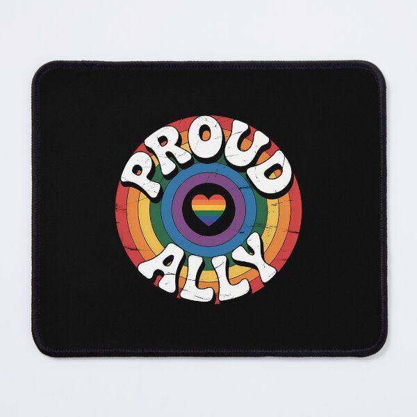 Item preview, LGBTQ Proud Ally Lesbian Gay Pride LGBT Rainbow Flag designed and sold by tiekanamac.