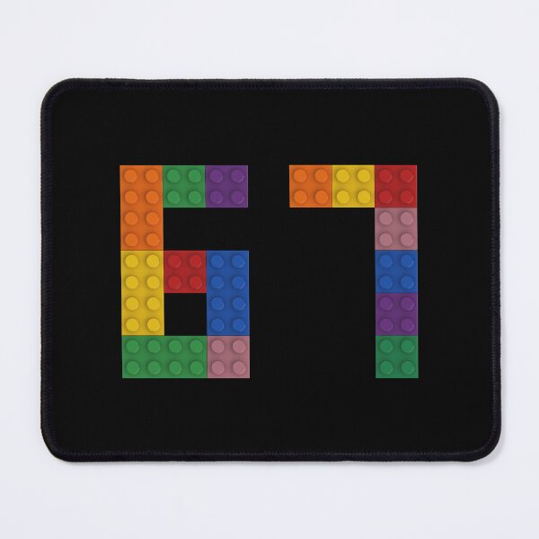 Item preview, 67 numbering made of bricks brainrot designed and sold by Brickification.