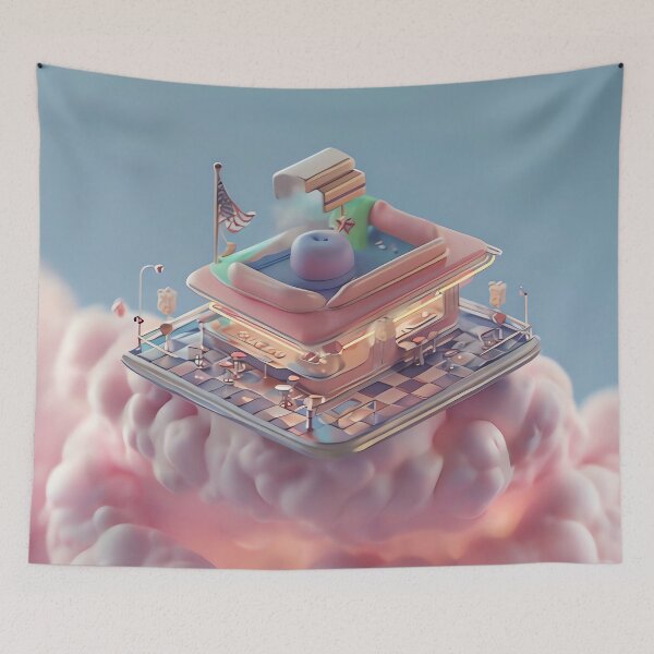 Item preview, The Sugar Cloud Cafe designed and sold by ONYX Pixee.