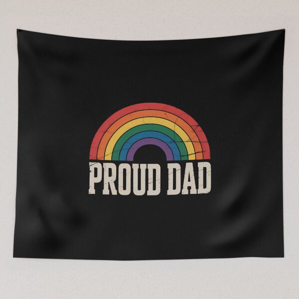 Item preview, LGBTQ Proud Dad Gay Pride LGBT Ally Rainbow Father_s Day designed and sold by tiekanamac.