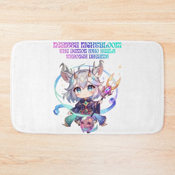 Item preview, Nerissa Nightbloom – The Demon Who Heals Through Dreams | Dark Fantasy Dream Healer designed and sold by Monzora.