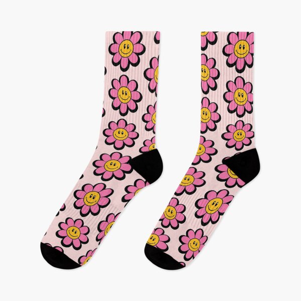 Item preview, Happy Smiley Flower – Cute Pink Aesthetic Bloom Happy Face Daisy Flower Shirt Preppy Aesthetic Smile Face T-Shirt designed and sold by Bee4Boy.