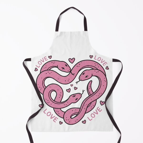 Item preview, Cute Pink Snakes Intertwined Heart Shape Love Art designed and sold by zzz888.