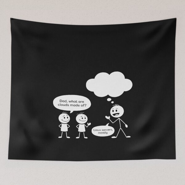 Item preview, Dad What Are Clouds Made Of Linux Servers IT Programmer designed and sold by Rackaam.