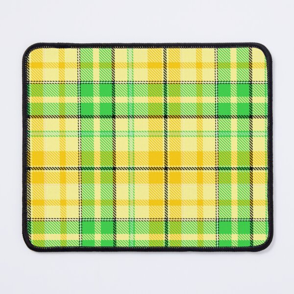 Item preview, Yellow and Green Tartan Plaid On Yellow Background  designed and sold by PatternTitan.
