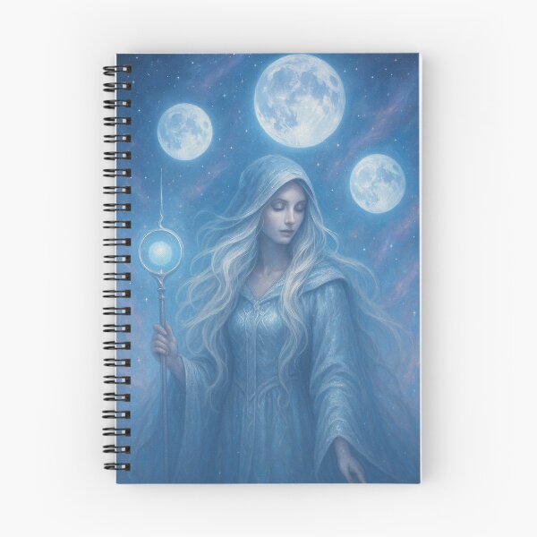 Item preview, The Lunar Sorceress – Whisperer of Moons   designed and sold by LumenWhirl.