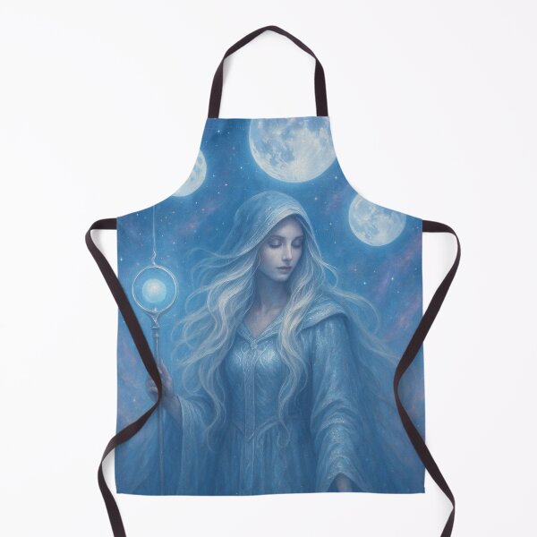 Item preview, The Lunar Sorceress – Whisperer of Moons   designed and sold by LumenWhirl.
