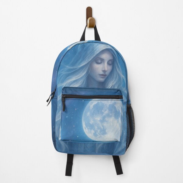 Item preview, The Lunar Sorceress – Whisperer of Moons designed and sold by LumenWhirl.