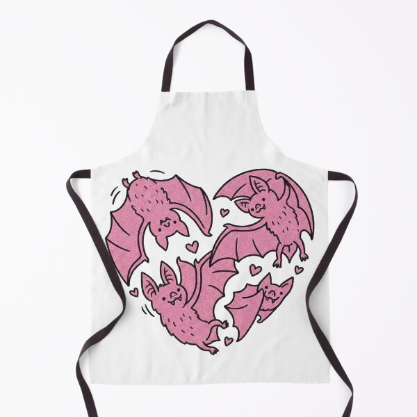 Item preview, Cute Pink Bats Flying Heart Shape Kawaii Illustration designed and sold by zzz888.