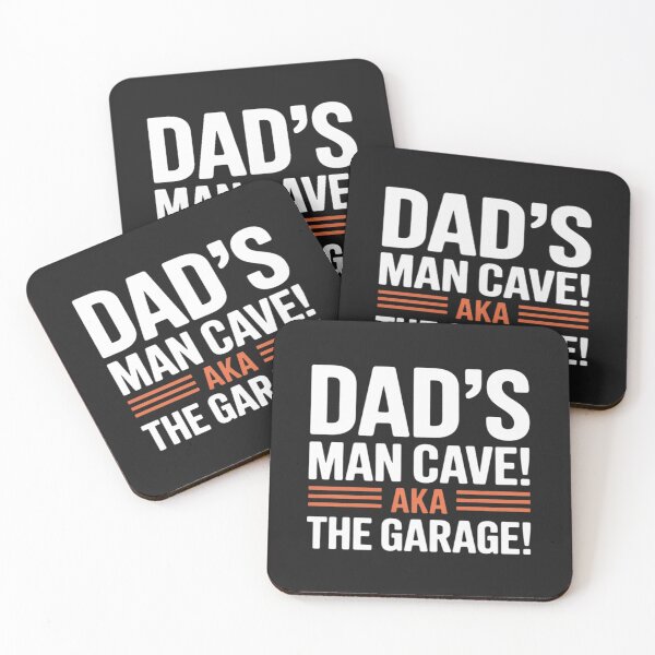 Item preview, 'Dad's Man Cave' phrase designed and sold by Rackaam.
